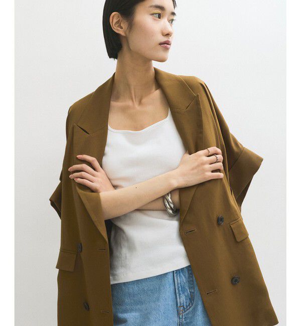 ADAM ET ROPE'「【サステナブル】・【新色追加】ショートスリーブシャツJK」|その他|