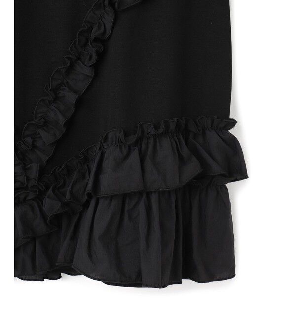 ADAM ET ROPE'「【WEB限定】アシンメトリーラッフルトップス」|Tシャツ・カットソー|