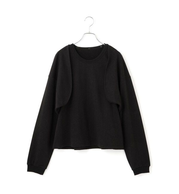 ADAM ET ROPE'「カスタマイズスリーブミニ裏毛トップス」|Tシャツ・カットソー|