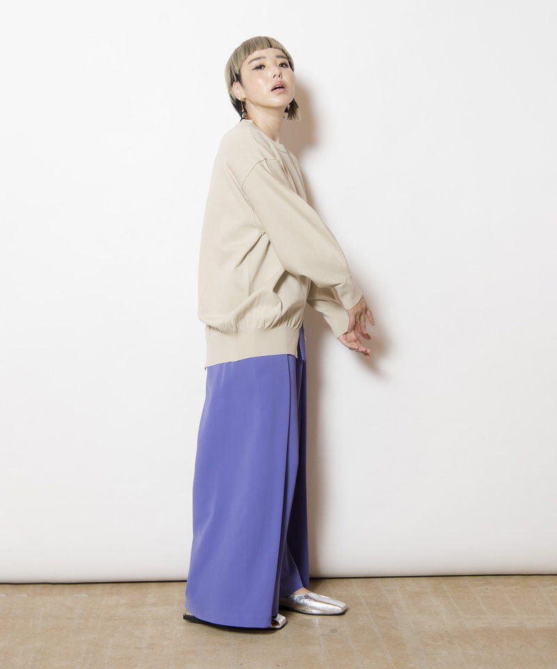  「ボリュームスリーブニットプルオーバー」|ニット・セーター|