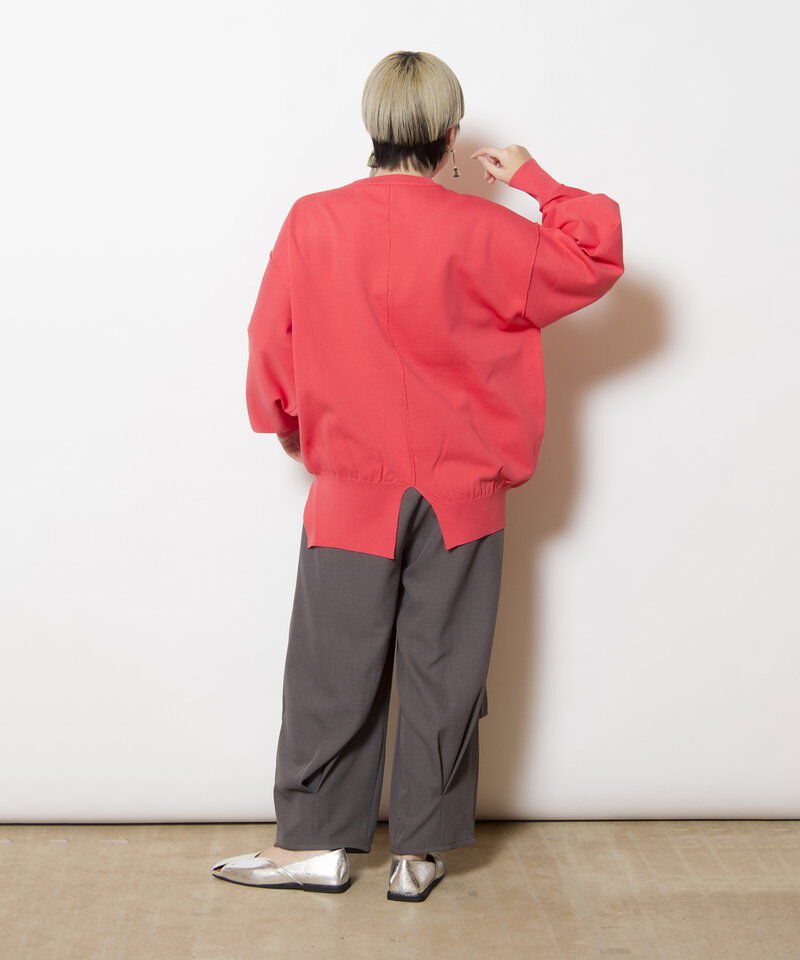  「ボリュームスリーブニットプルオーバー」|ニット・セーター|