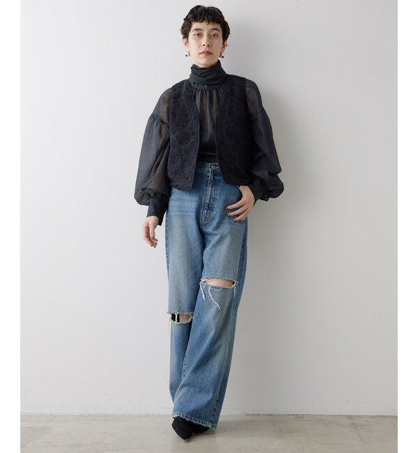  「オーガンザボウブラウス」|シャツ・ブラウス|