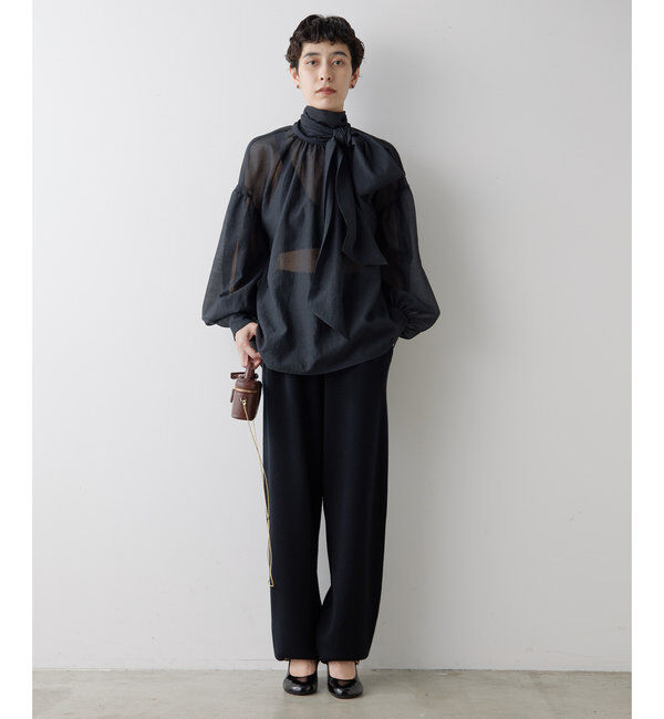  「オーガンザボウブラウス」|シャツ・ブラウス|