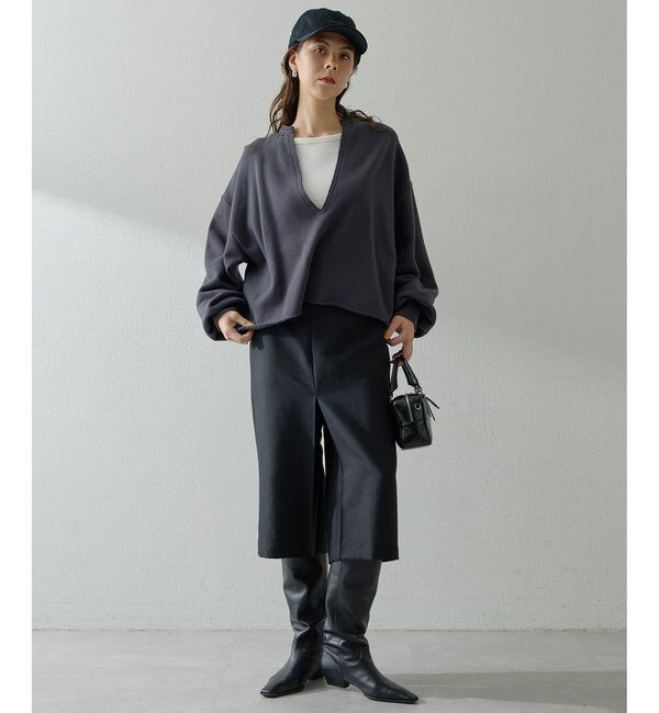  「スウェットVネックプルオーバー２」|Tシャツ・カットソー|