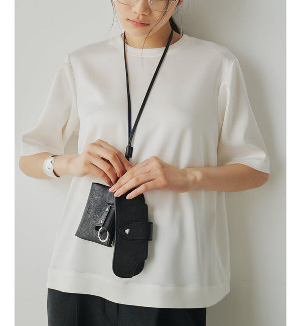 Hoaw.「【Hoaw.】ネックストラップチャーム」|その他|ブラック