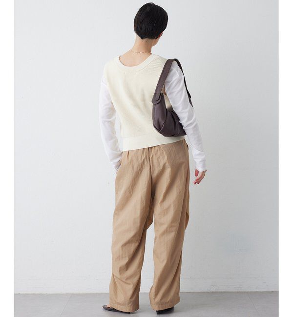 THE PAUSE「【THE PAUSE】両畦ノースリーブニット」|ニット・セーター|