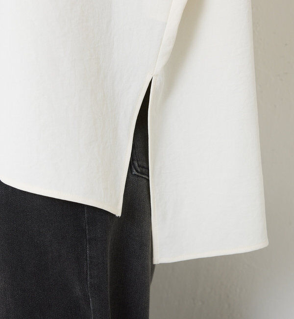  「ジャージ袖リブブラウス」|シャツ・ブラウス|