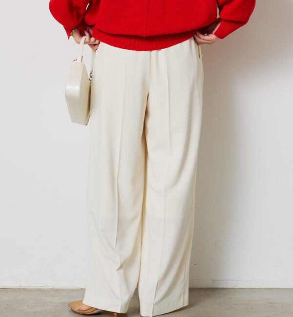  「ジャージワイドパンツ」|チノ|