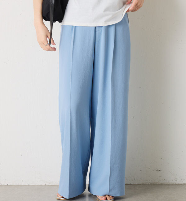  「ジャージワイドパンツ」|チノ|