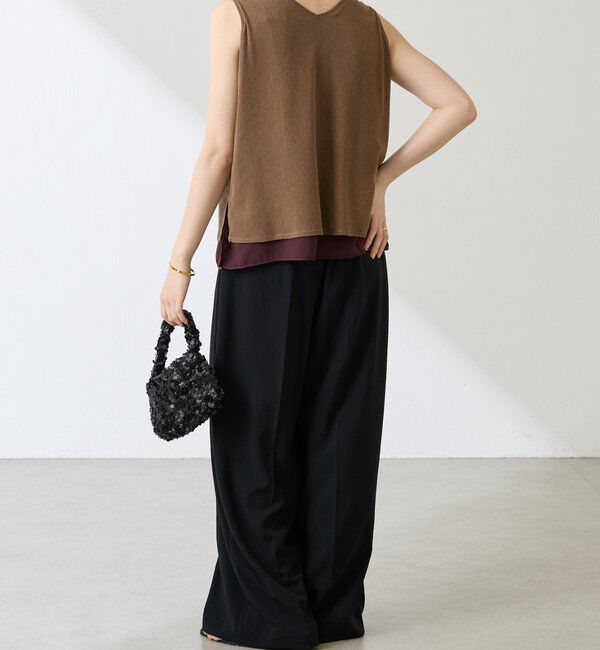  「ジャージワイドパンツ」|チノ|