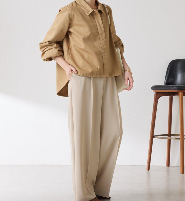  「Q.anos 2WAYデニムシャツ」|シャツ・ブラウス|