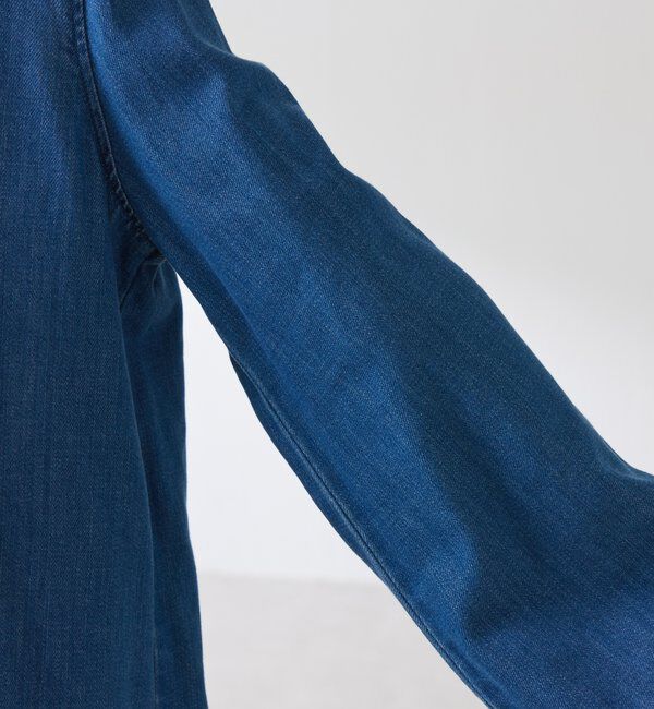  「Q.anos 2WAYデニムシャツ」|シャツ・ブラウス|