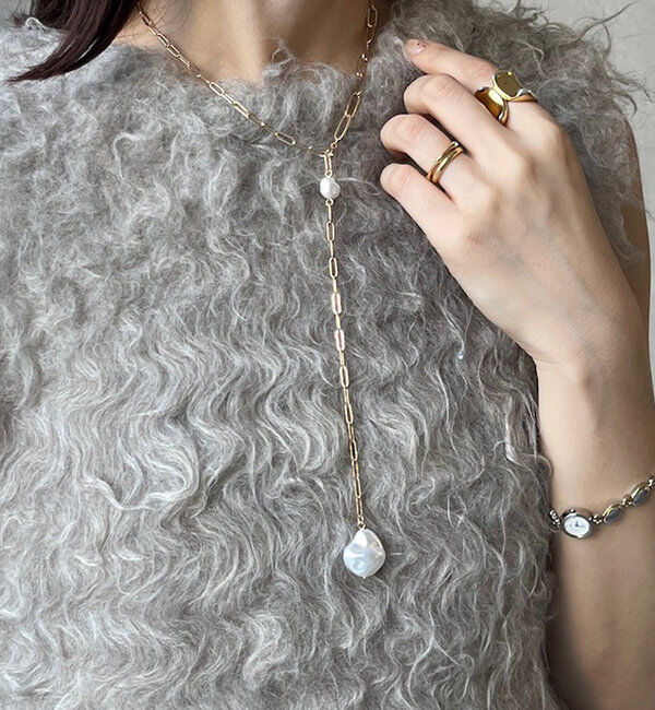  「ワントップパールネックレス」|ネックレス|