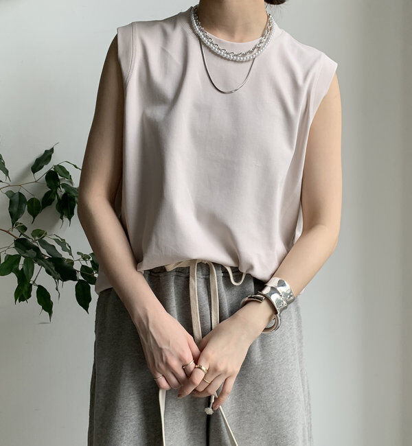  「裾切替タンクプルオーバー」|Tシャツ・カットソー|