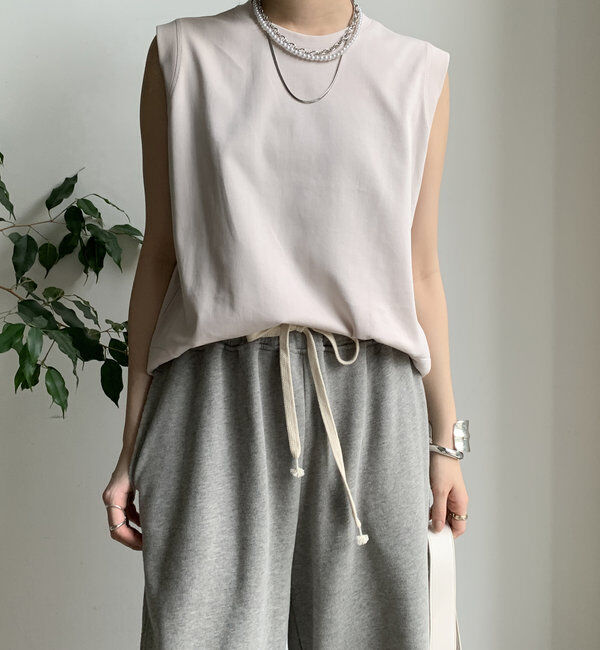  「裾切替タンクプルオーバー」|Tシャツ・カットソー|