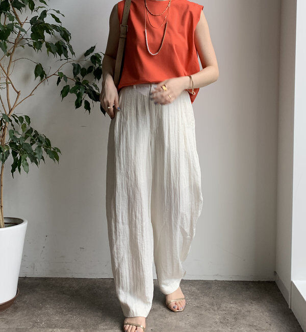  「裾切替タンクプルオーバー」|Tシャツ・カットソー|