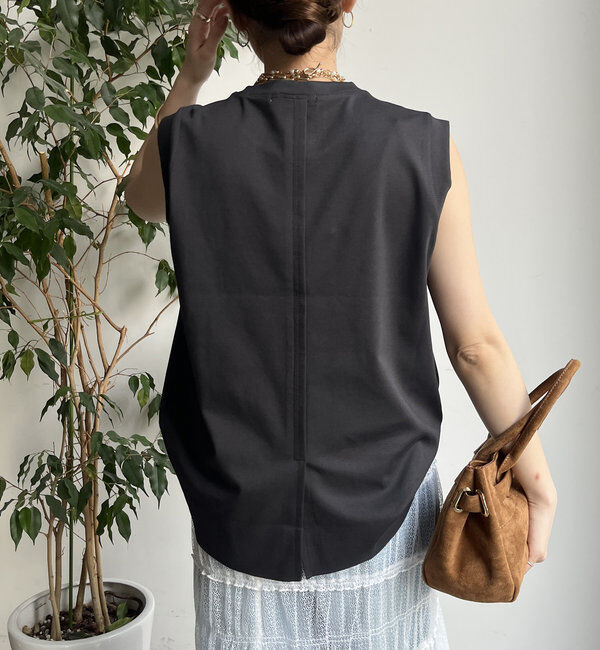  「裾切替タンクプルオーバー」|Tシャツ・カットソー|