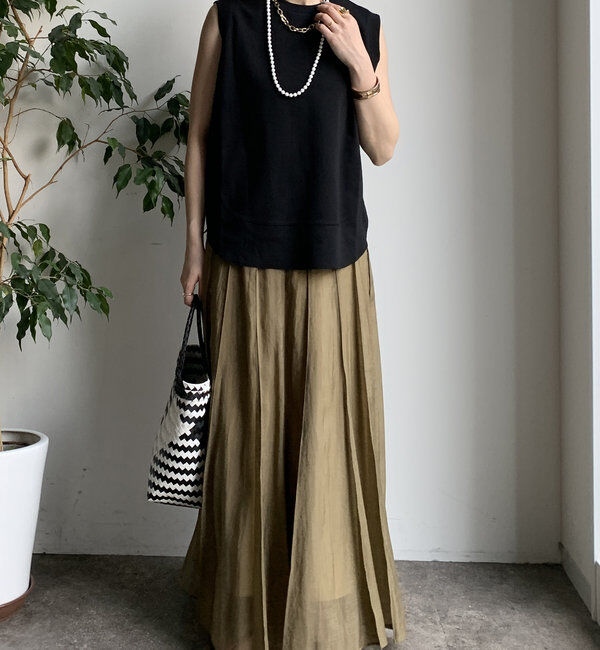  「裾切替タンクプルオーバー」|Tシャツ・カットソー|