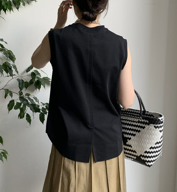  「裾切替タンクプルオーバー」|Tシャツ・カットソー|