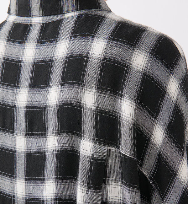  「ウォッシュドチェックワイドシャツ」|シャツ・ブラウス|