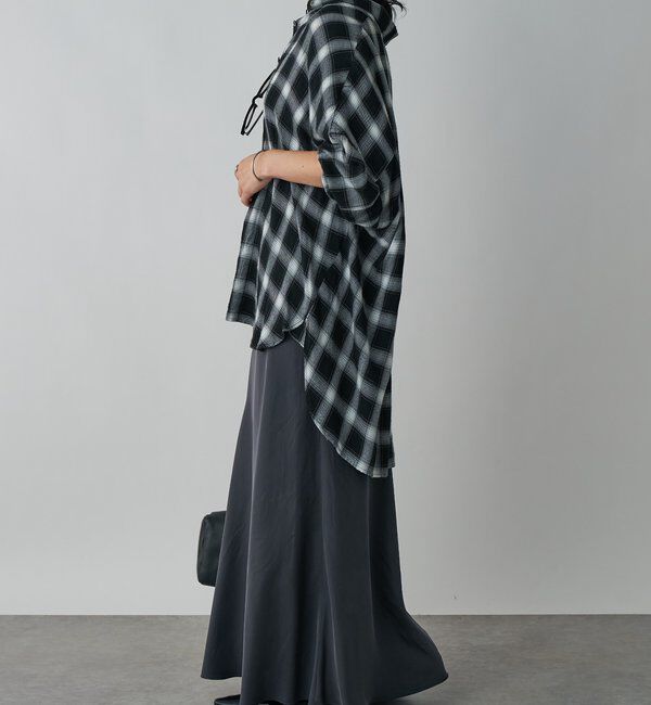  「ウォッシュドチェックワイドシャツ」|シャツ・ブラウス|