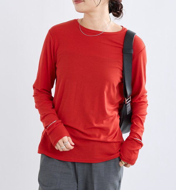  「【リバイバル/一枚でも重ねても】フライスクルーTee」|Tシャツ・カットソー|