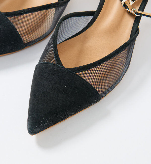  「【トレンド感◎】シアーポインテッドパンプス」|パンプス|