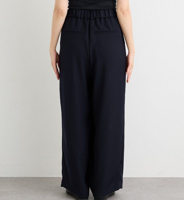  「【オケージョンや通勤に】ダブルサテンタックパンツ」|チノ|