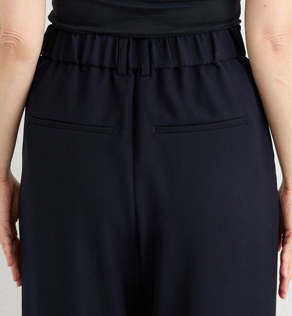  「【オケージョンや通勤に】ダブルサテンタックパンツ」|チノ|