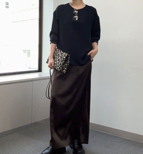  「【新色登場！】バックスリットブラウスT」|シャツ・ブラウス|