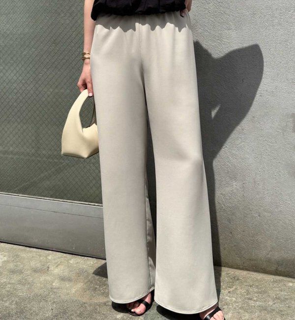  「【CHIKAコラボ】【美脚パンツ】ワイドドロストパンツ」|その他|