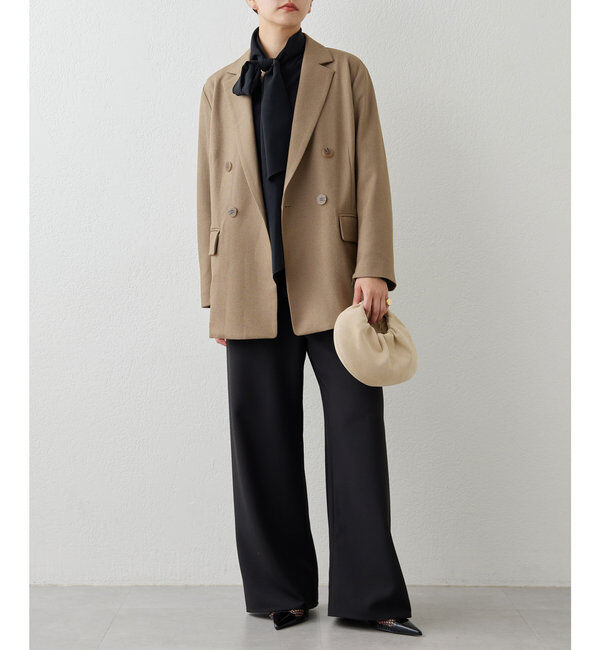  「【CHIKAコラボ】【美脚パンツ】ワイドドロストパンツ」|その他|