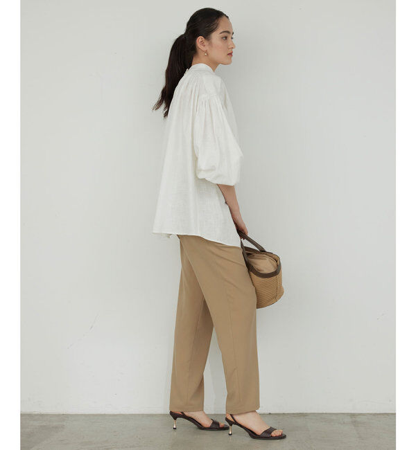  「【-3kg見えパンツ】【リニューアル！】ジャージーテーパードパンツ」|チノ|