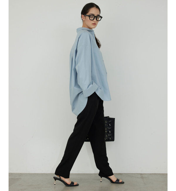  「【-3kg見えパンツ】【リニューアル！】ジャージーテーパードパンツ」|チノ|