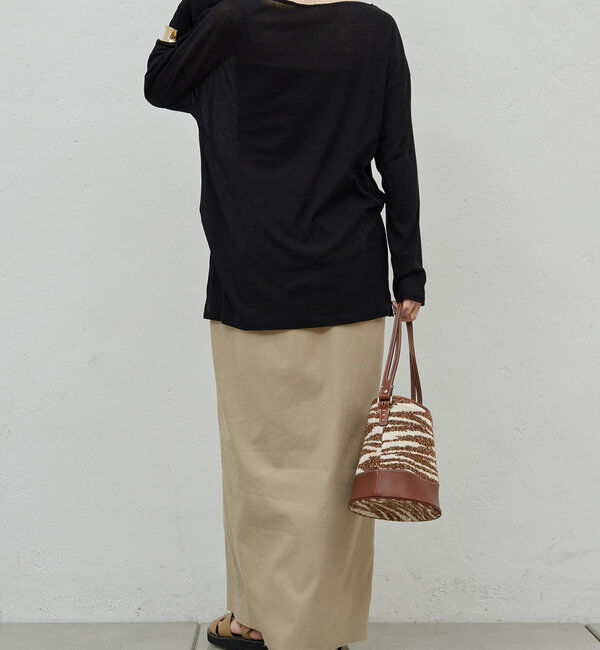  「【La nature linge】オーバーシアーロンT」|Tシャツ・カットソー|