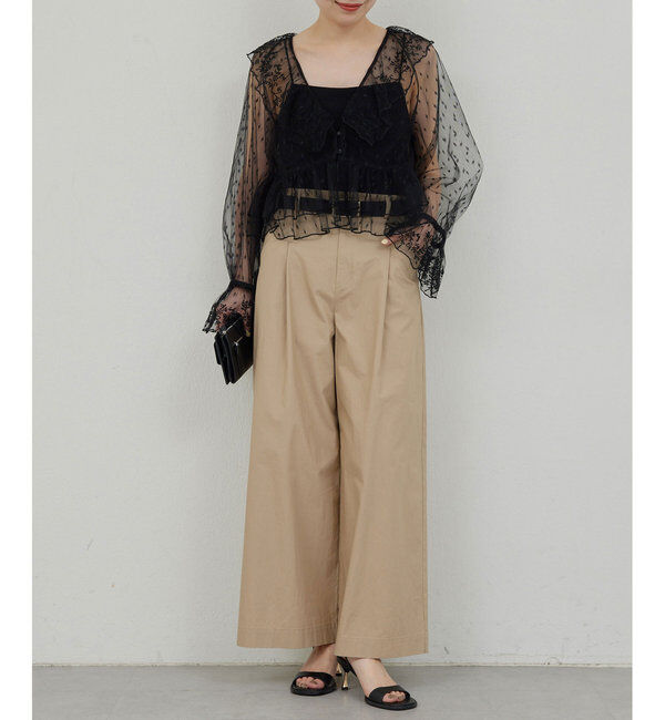  「タックウェザーパンツ」|チノ|