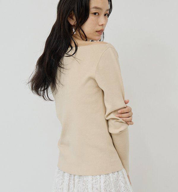  「ボートニットプルオーバー」|ニット・セーター|