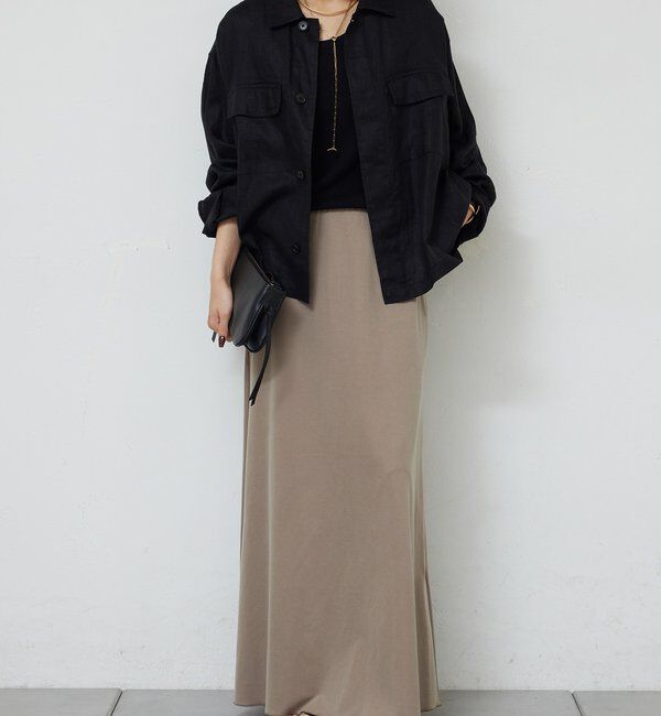  「リネンミリタリーシャツブルゾン」|ベスト・ジレ|