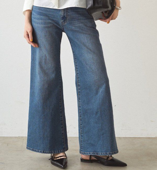  「【GALENA】ストラップポインテッドフラットパンプス」|その他|