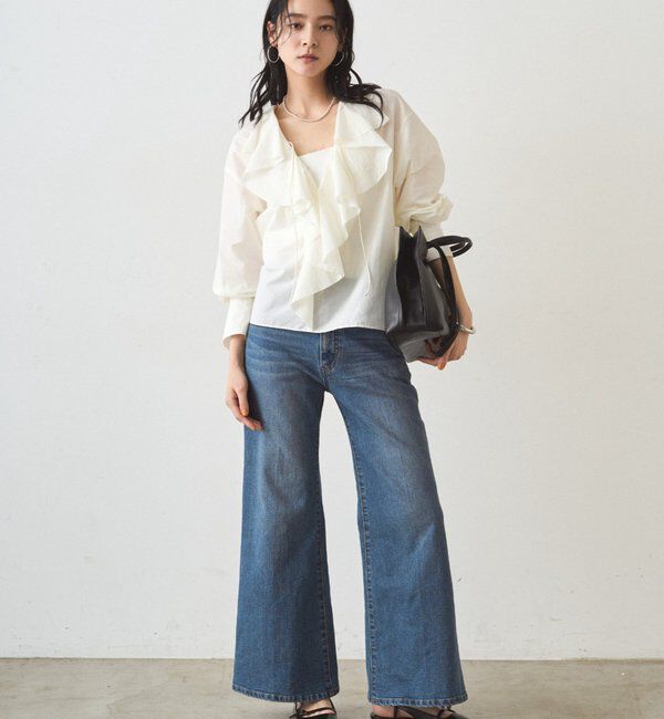  「フリルカラーブラウス」|シャツ・ブラウス|