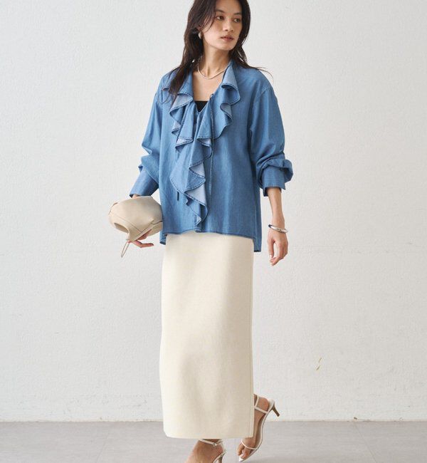 「フリルカラーブラウス」|シャツ・ブラウス|