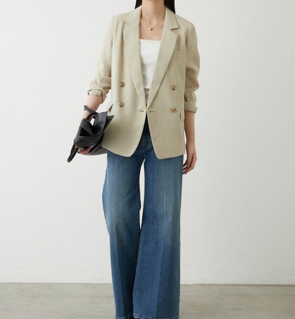  「麻調合繊ジャケット」|ベスト・ジレ|