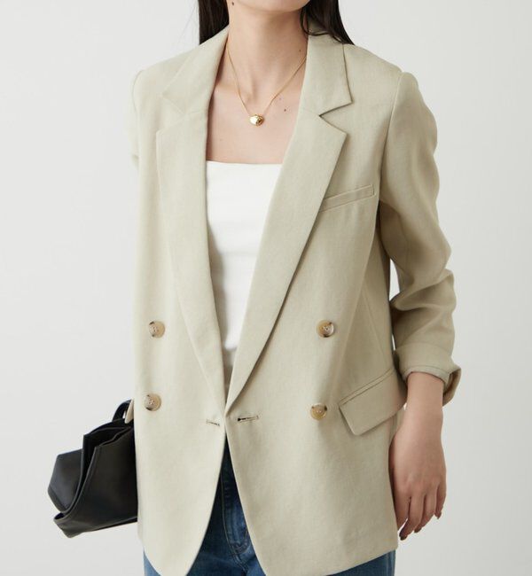  「麻調合繊ジャケット」|ベスト・ジレ|