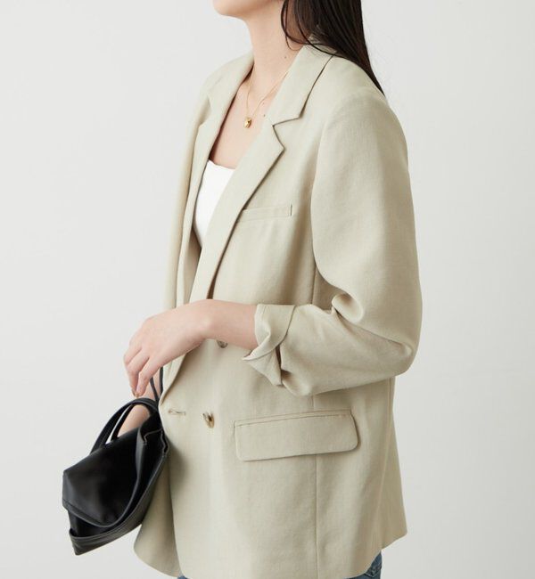  「麻調合繊ジャケット」|ベスト・ジレ|