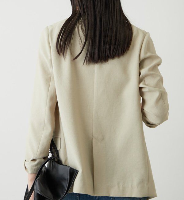  「麻調合繊ジャケット」|ベスト・ジレ|