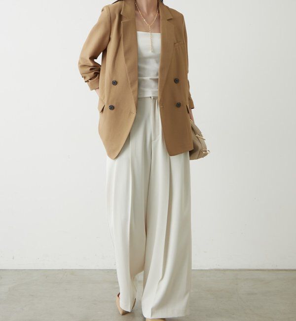  「麻調合繊ジャケット」|ベスト・ジレ|