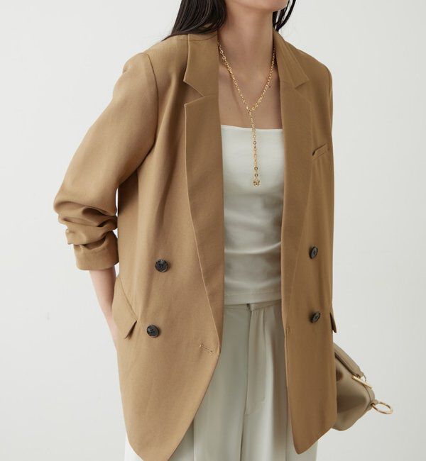  「麻調合繊ジャケット」|ベスト・ジレ|