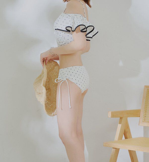  「【水着/ショーツ】サイドレースアップショーツ」|ビキニ|