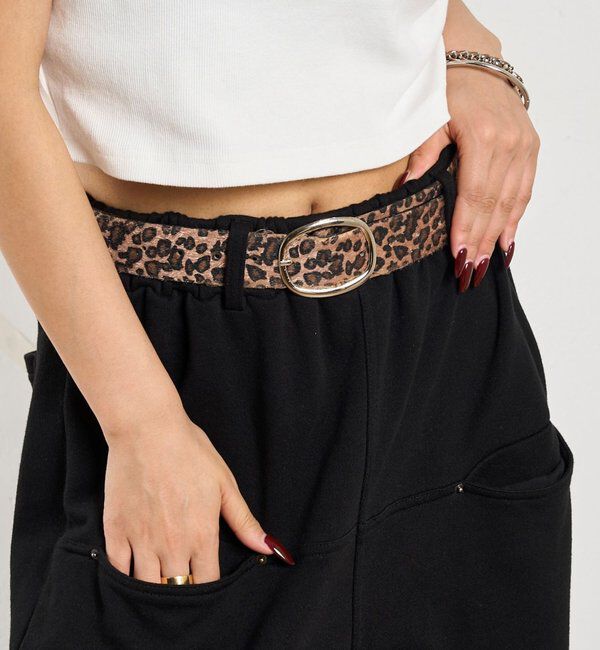  「アソート柄ベルト /ヒョウ柄(レオパード、カモ柄)」|ベルト|