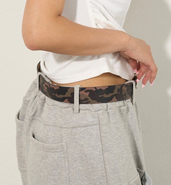  「アソート柄ベルト /ヒョウ柄(レオパード、カモ柄)」|ベルト|